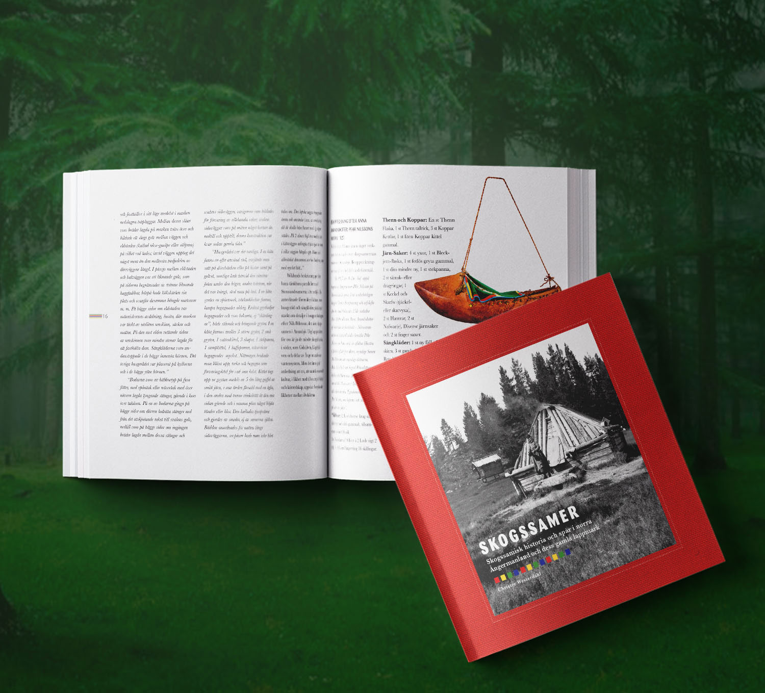 Skogssamer, Book Design | Västernorrlands Museum